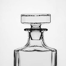 Load image into Gallery viewer, Square 26oz Decanter with Glass Stopper
