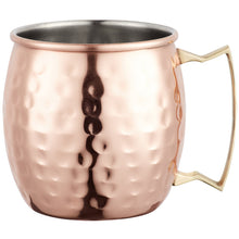 Load image into Gallery viewer, Personalized Hammered Copper Mug
