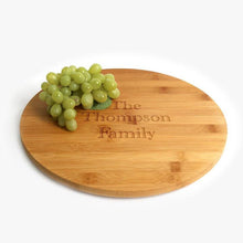 Load image into Gallery viewer, Personalized Bamboo Lazy Susan
