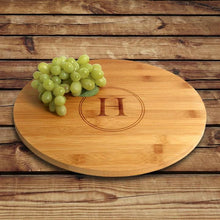 Load image into Gallery viewer, Personalized Bamboo Lazy Susan

