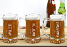 Load image into Gallery viewer, Personalized Bridal Party Beer Mug
