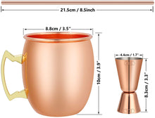 Load image into Gallery viewer, Personalized Copper Moscow Mule Mug With Initials
