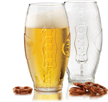 Load image into Gallery viewer, Personalized with Name Football Tumbler Beer Glass
